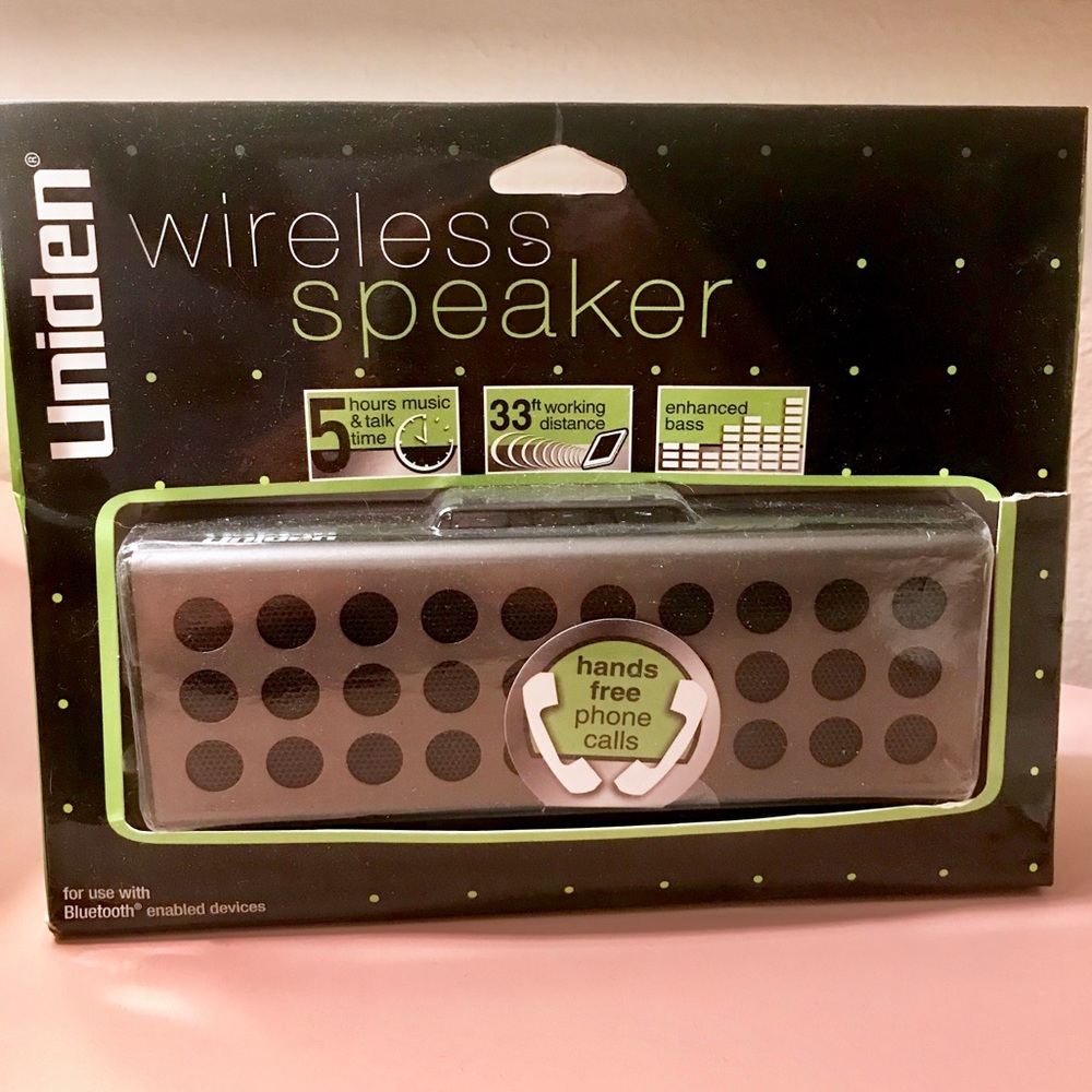 NWT Uniden Bluetooth Wireless Speaker